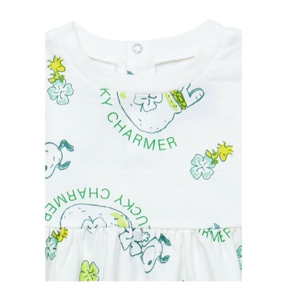 Family Look Twins Patrick's Day Lucky Snoopy Bundle Size 4T - Picture 4 of 11